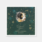 Celestial Sun And Moon Flowers Stars Green