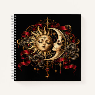 Celestial Sun and Moon Gothic Mystical Journal