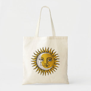 Celestial Sun and Moon Picture Ledge Tote Bag