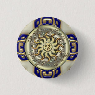 Celestial Sun Buttons