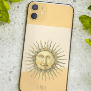 Celestial Sun Face Colorblock Monogram   iPhone 13 Pro Max Case