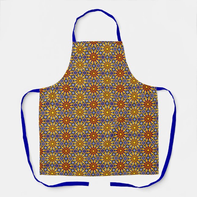 Celestial Sun Mandala  Apron (Front)