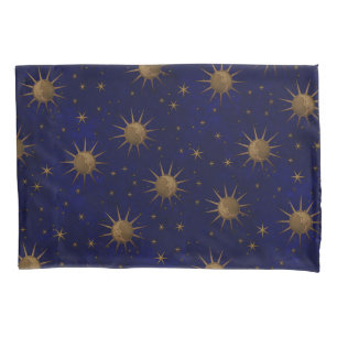 Celestial Sun Moon Starry Night Pillowcase