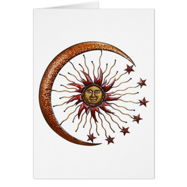 CELESTIAL SUN MOON & STARS ABSTRACT (Front)