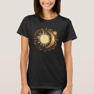 Celestial Sun Moon Yoga Meditation Zen Buddhism Sy T-Shirt