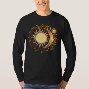 Celestial Sun Moon Yoga Meditation Zen Buddhism Sy T-Shirt
