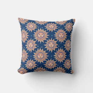 Celestial Sun Pattern Cushion