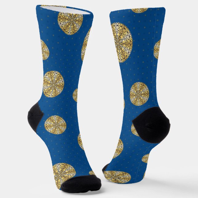 Celestial Sun Socks (Angled)