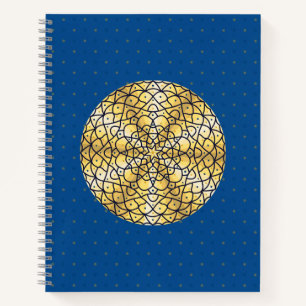 Celestial Sun Spiral Notebook