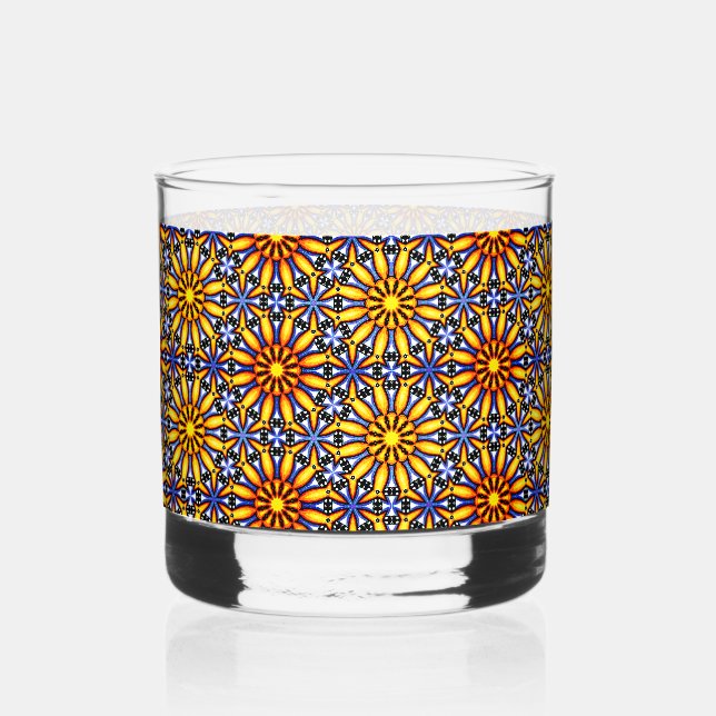 Celestial Sun Whiskey Glass (Front)