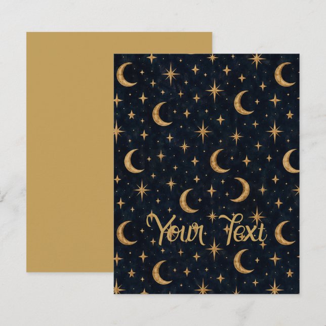 Celestial Suns and Moons  Card (Front/Back)