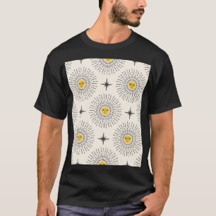 Celestial Sunshine Vintage Pattern T-Shirt