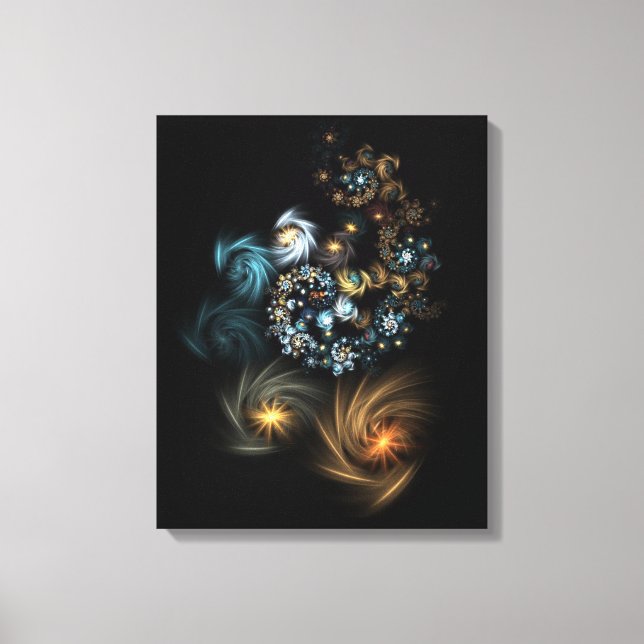 Celestial Swirl Canvas Print (Front)