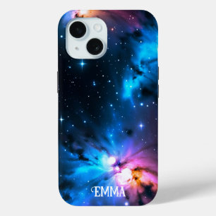 Celestial Swirls of Stars Custom iPhone 15 Case
