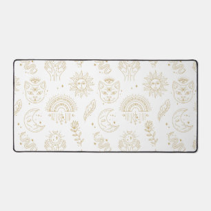 Celestial Symbol Pattern Desk Mat