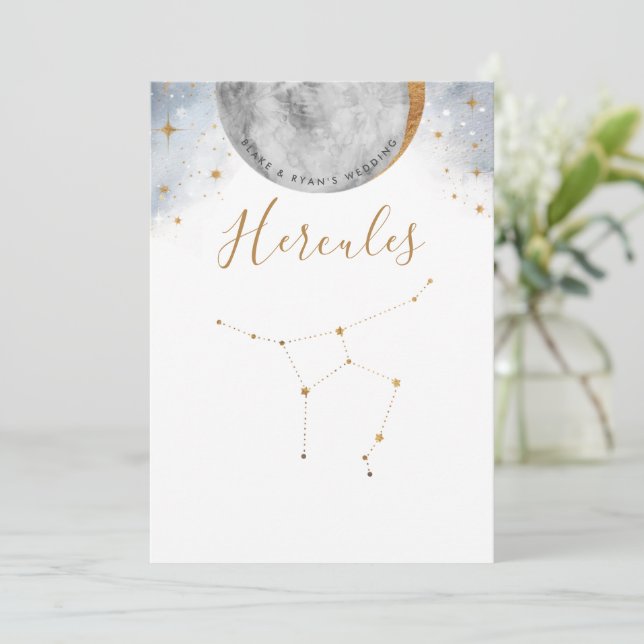 Celestial Table Number, Hercules Constellation (Standing Front)