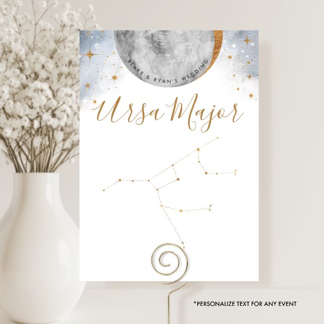 Celestial Table Number, Ursa Major Constellation (Creator Uploaded)