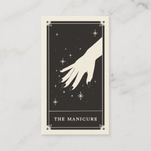 Celestial Tarot Nail Technician Business card