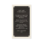 Celestial Tarot thank you small Business card