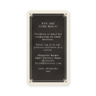 Celestial Tarot thank you small Business card