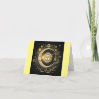Celestial Thank You Card