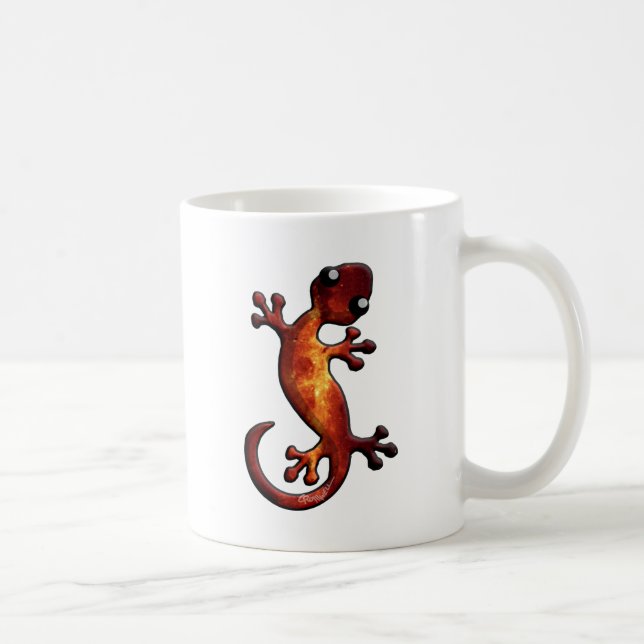 Celestial Theme Gecko Coffee Mug (Right)
