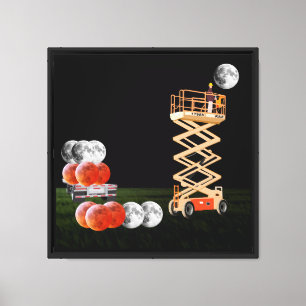 Celestial Thief Stretched Canvas Print