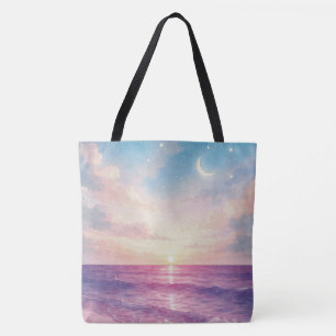 Celestial Tides at Dreamlight Dusk Tote Bag