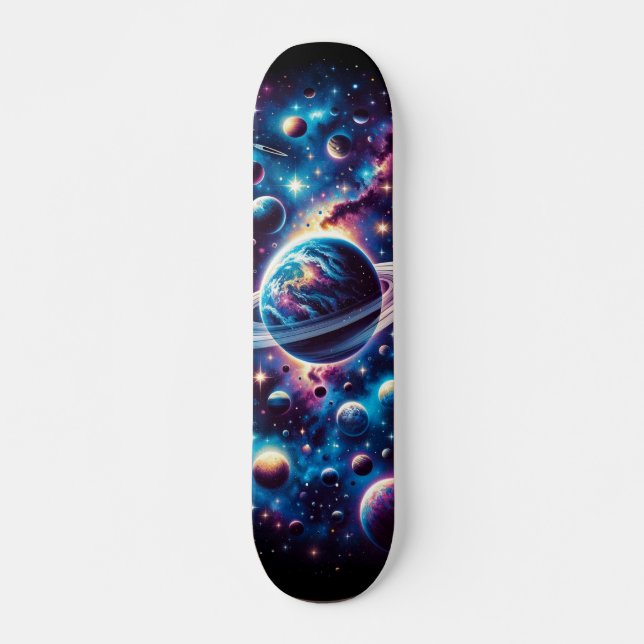 Celestial Traverse  Skateboard (Front)