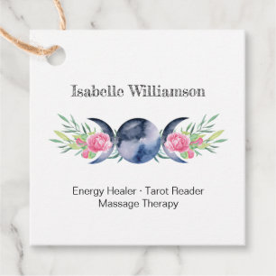 Celestial Triple Moon Goddess Metaphysical Mystic Favour Tags