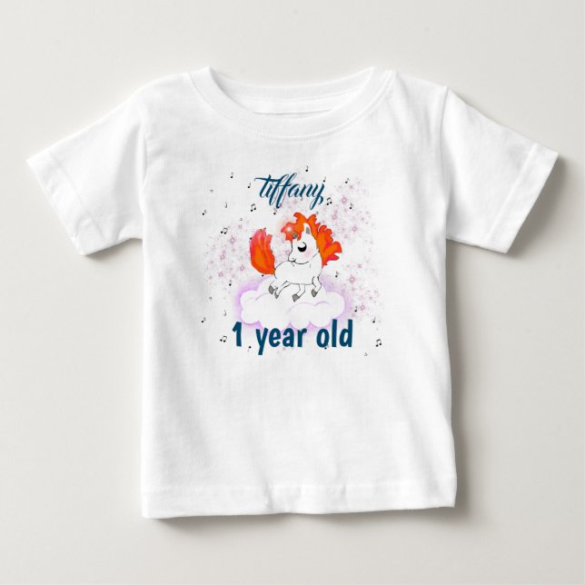 Celestial Unicorn Baby T-Shirt (Front)