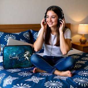 Celestial Unicorn Customisable Laptop Sleeve