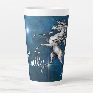 Celestial Unicorn Customisable  Latte Mug