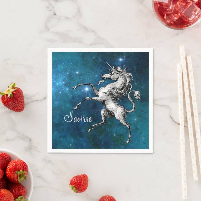 Celestial Unicorn Napkin (Insitu)