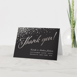 Celestial Union Thank You Cards - Silver