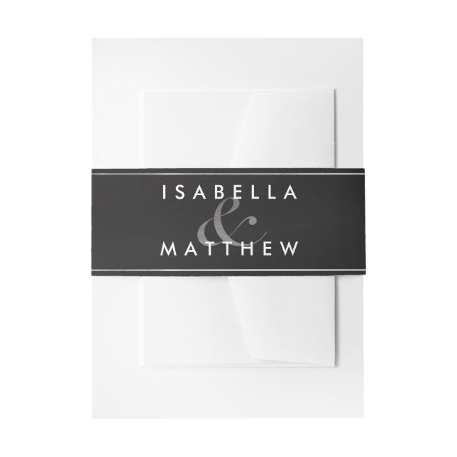 Celestial Union - Wedding Invitation Belly Bands Band (Front Example)