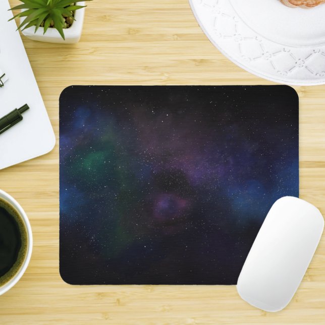 Celestial Veil Nebula Galaxy Starfield Cosmic Mouse Pad (Creator Uploaded)