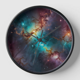 Celestial Veins Clock