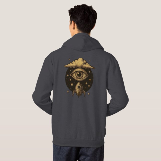CELESTIAL VISION – The Eye That Launches Dreams Hoodie (Back Full)