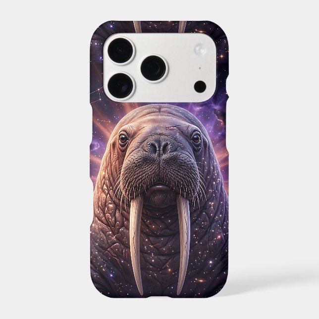 Celestial Walrus Nebula iPhone 17 Case (Back)