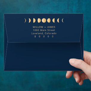 Celestial Wedding Envelope