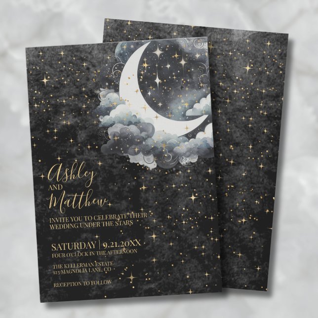 Celestial Wedding Invitation (Celestial Wedding Invitation)