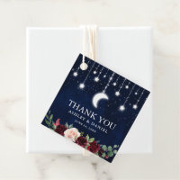 Celestial Wedding Sky Moon Stars Lights Floral