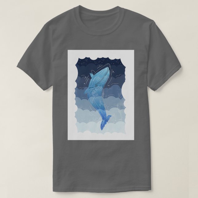 Celestial whale 1 T-Shirt (Design Front)