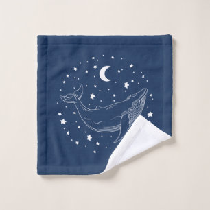 Celestial Whale Bath Towel Set