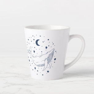 Celestial Whale  Latte Mug