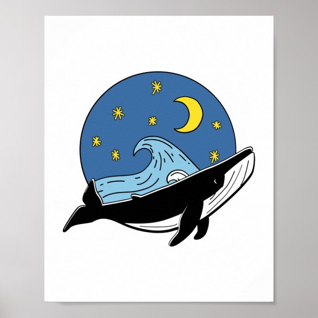 Celestial Whale  Poster (Front)