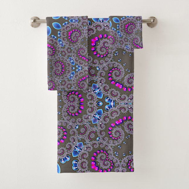 Celestial Whirl Bath Towel Set (Insitu)
