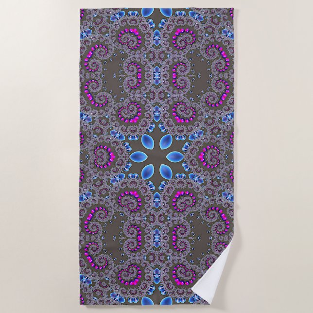 Celestial Whirl Beach Towel (Front)