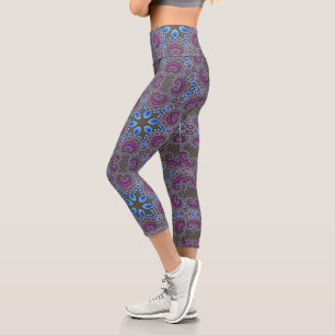 Celestial Whirl Capri Leggings